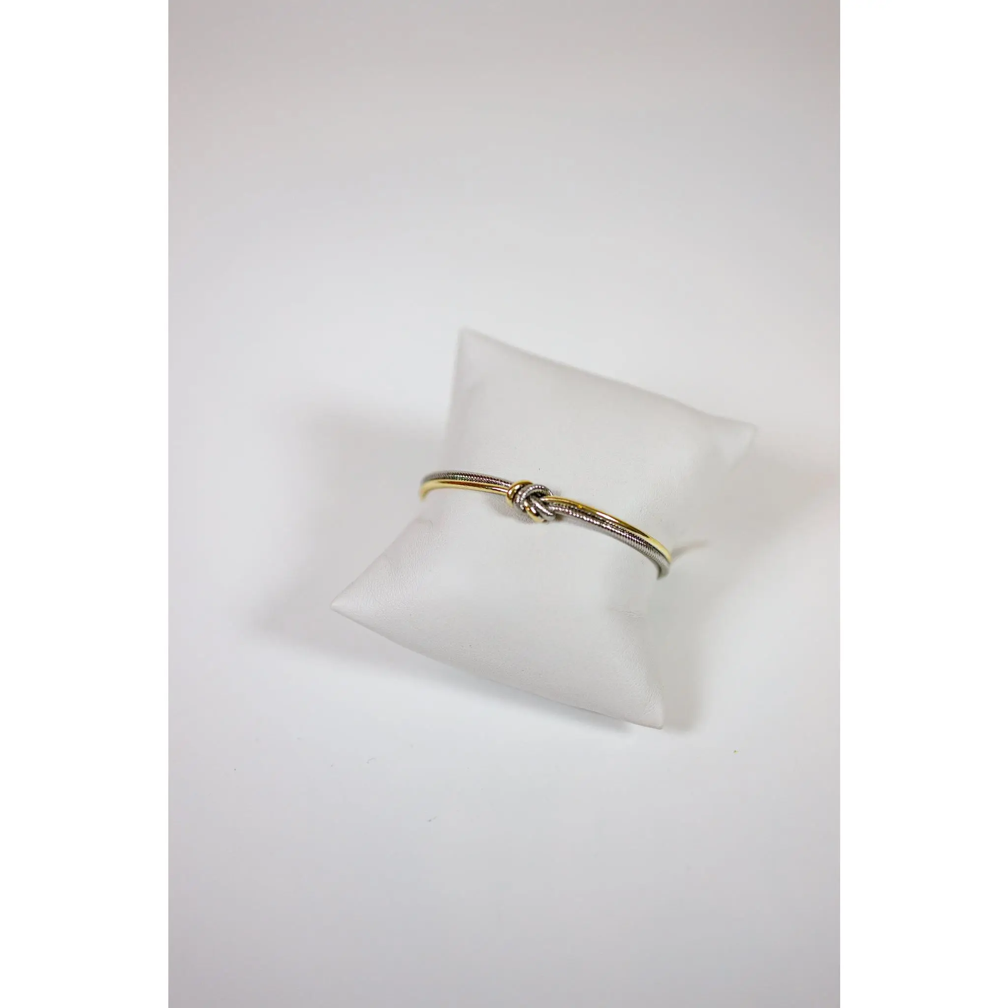 Knotted Wire Cuff Bracelet