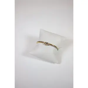 Knotted Wire Cuff Bracelet