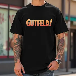 Gutfeld! Logo T-Shirt - Classic Unisex Cut ComfortWear Digital Printing Menswear Top