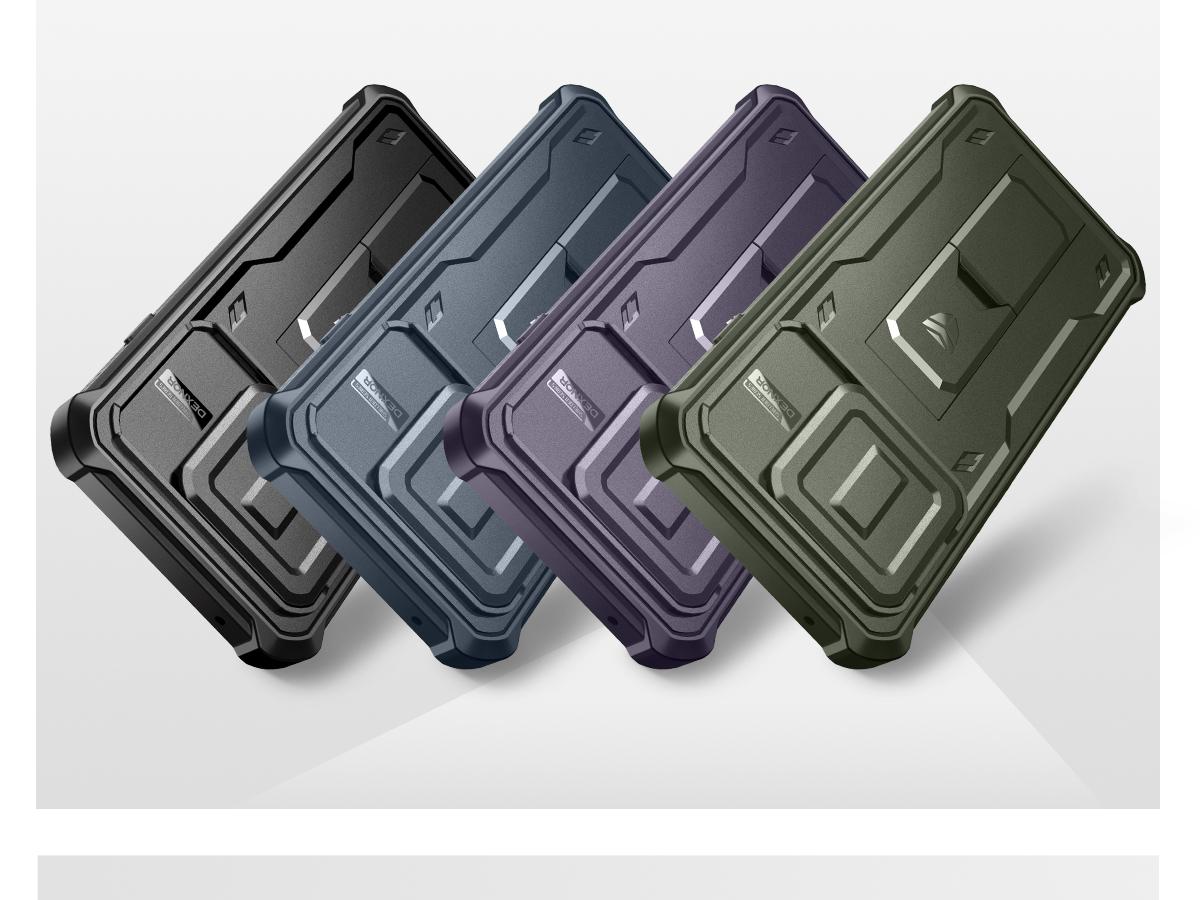 Dexnor for Motorola Moto Edge 2025 Case, [2 Front Frame] [Built-in Magnetic Slide Camera Cover & Kickstand] Heavy Duty Protection Shockproof Phone Case with Screen Protector, 6.7 inch