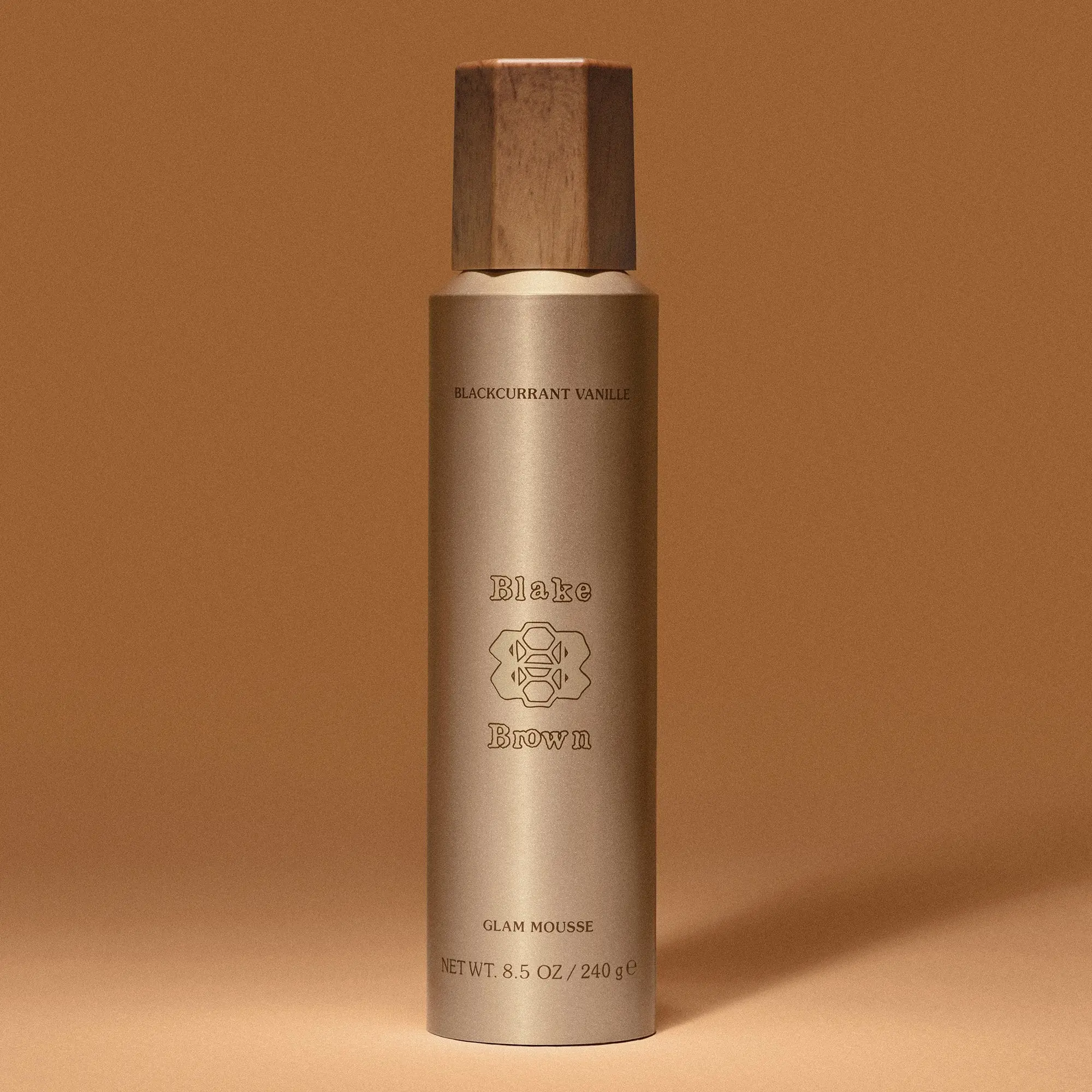 Blake Brown Beauty Glam Mousse | Volumizing Hair Mousse with Flexible Hold | Blackcurrant Vanille | Hair Volume Mousse for Full, Bouncy Blowouts