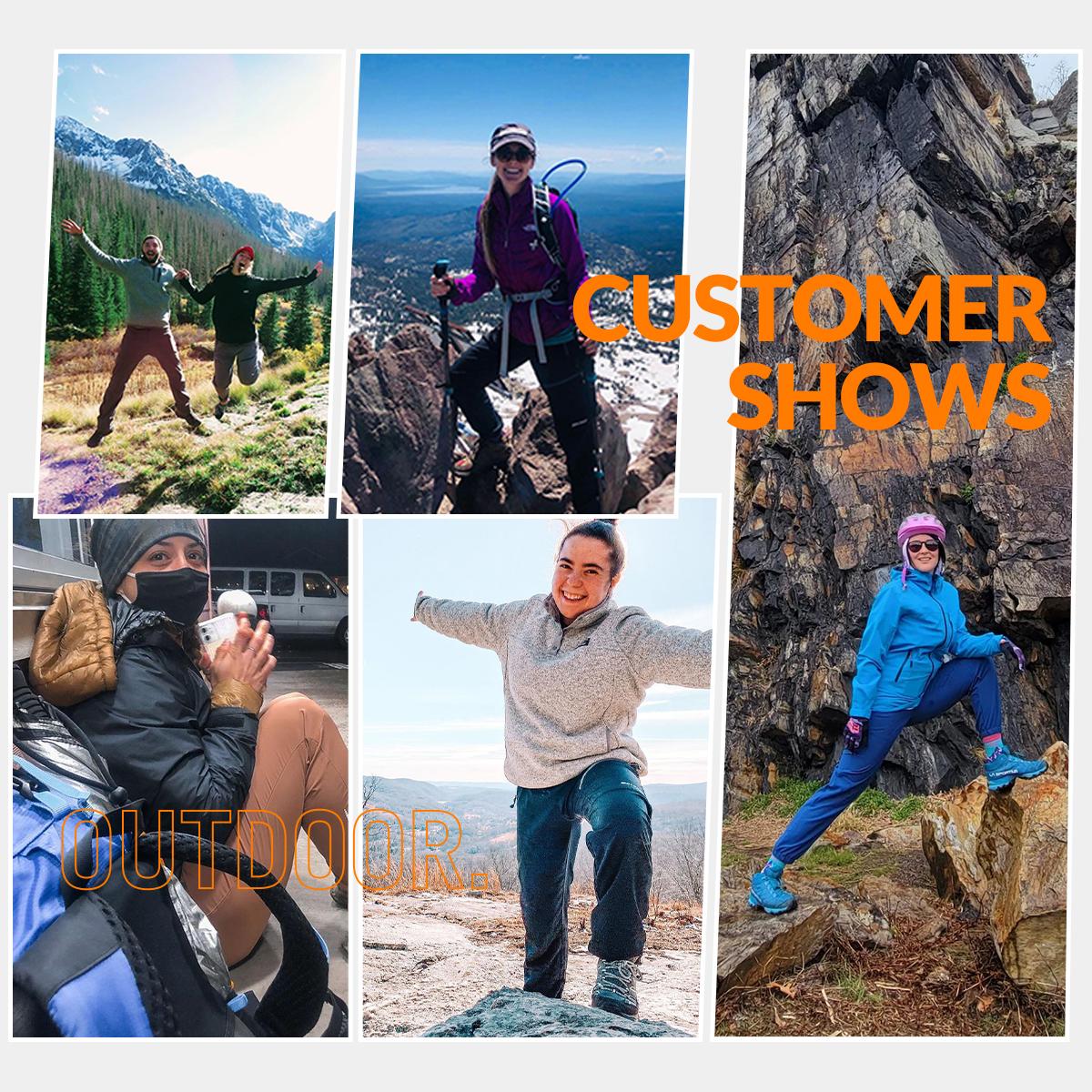 baleaf Women's 27"/29"/31" Joggers Hiking Pants Quick Dry Lightweight Water Resistant Elastic Waist Cargo Pants for All Seasons Fishing