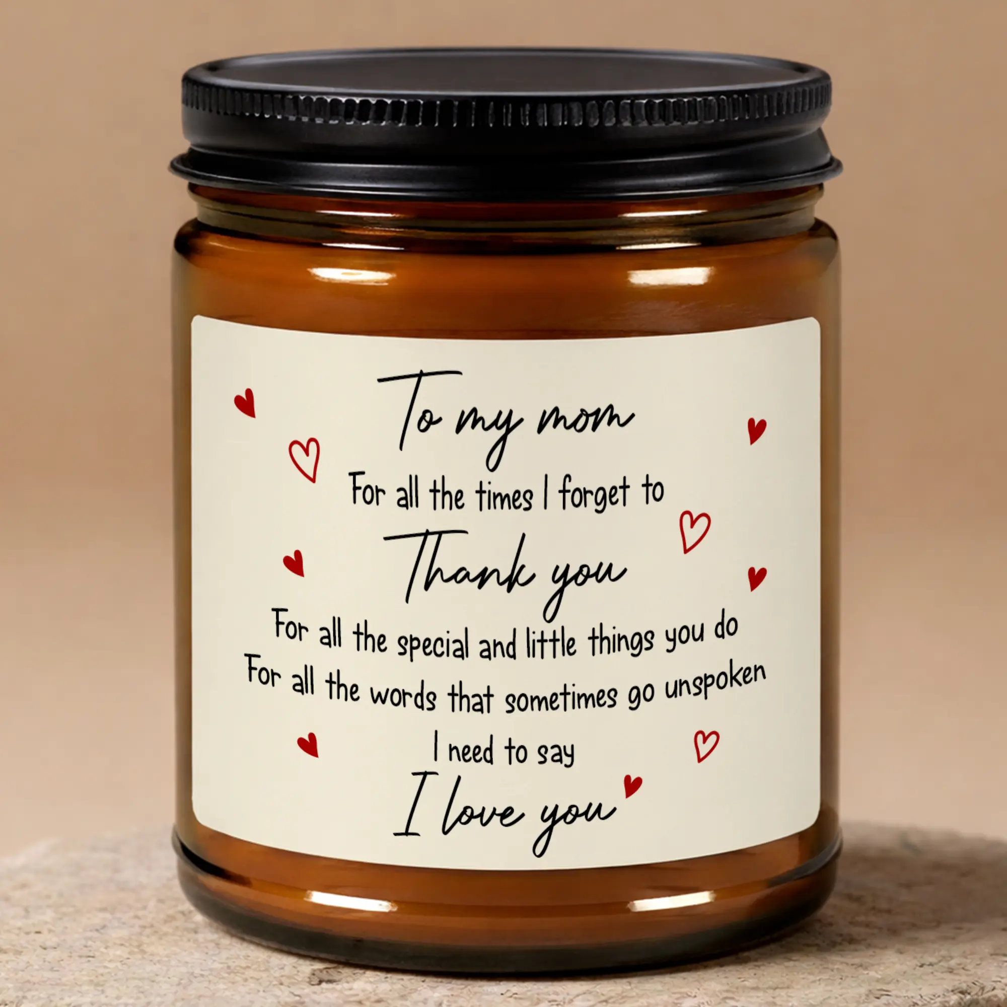 MAKEAGIFT To My Mom Candle, Gifts for Mama From Daughter, Mama Birthday Gifts, Mother's Day Gift Mom And Daughter, Gift For Mom From Child