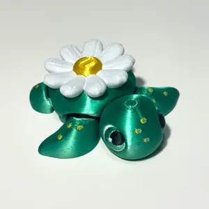 Daisy Turtle - 3D Printed Articulating Figure Daisy Turtle - 3D Printed Articulating Figure