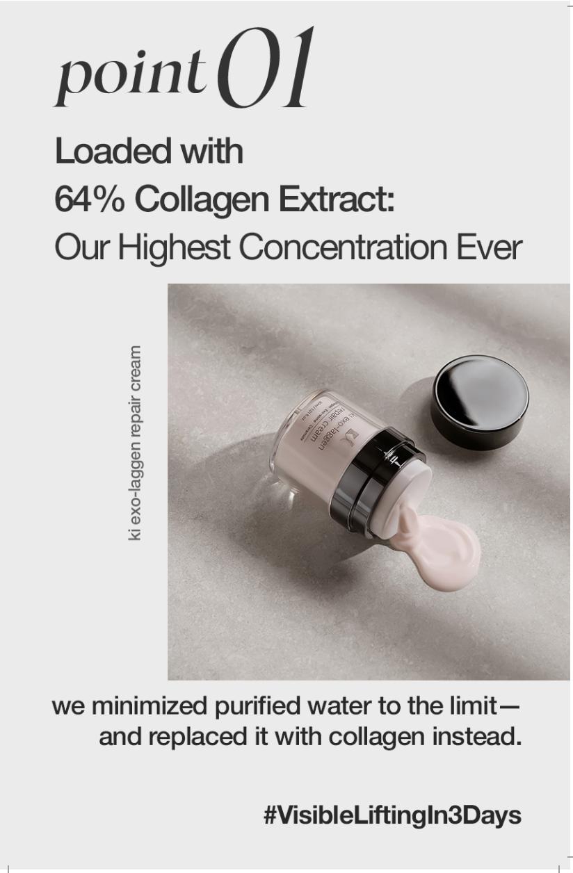 KI Exo-Laggen Repair Cream with Ectoin & Panthenol – Korean Sensitive Skin Recovery Moisturizer KI Exo-Laggen Repair Cream with Ectoin & Panthenol – Korean Sensitive Skin Recovery Moisturizer