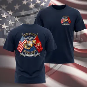 United States Marine Corps 250 Years Anniversary Shirt, USMC Patriotic Eagle Globe Anchor Graphic Tee, Marine Corps Veteran Pride T Shirt, Military Veteran Patriotic Apparel Gift For Marines Supporters Unisex Streetwear