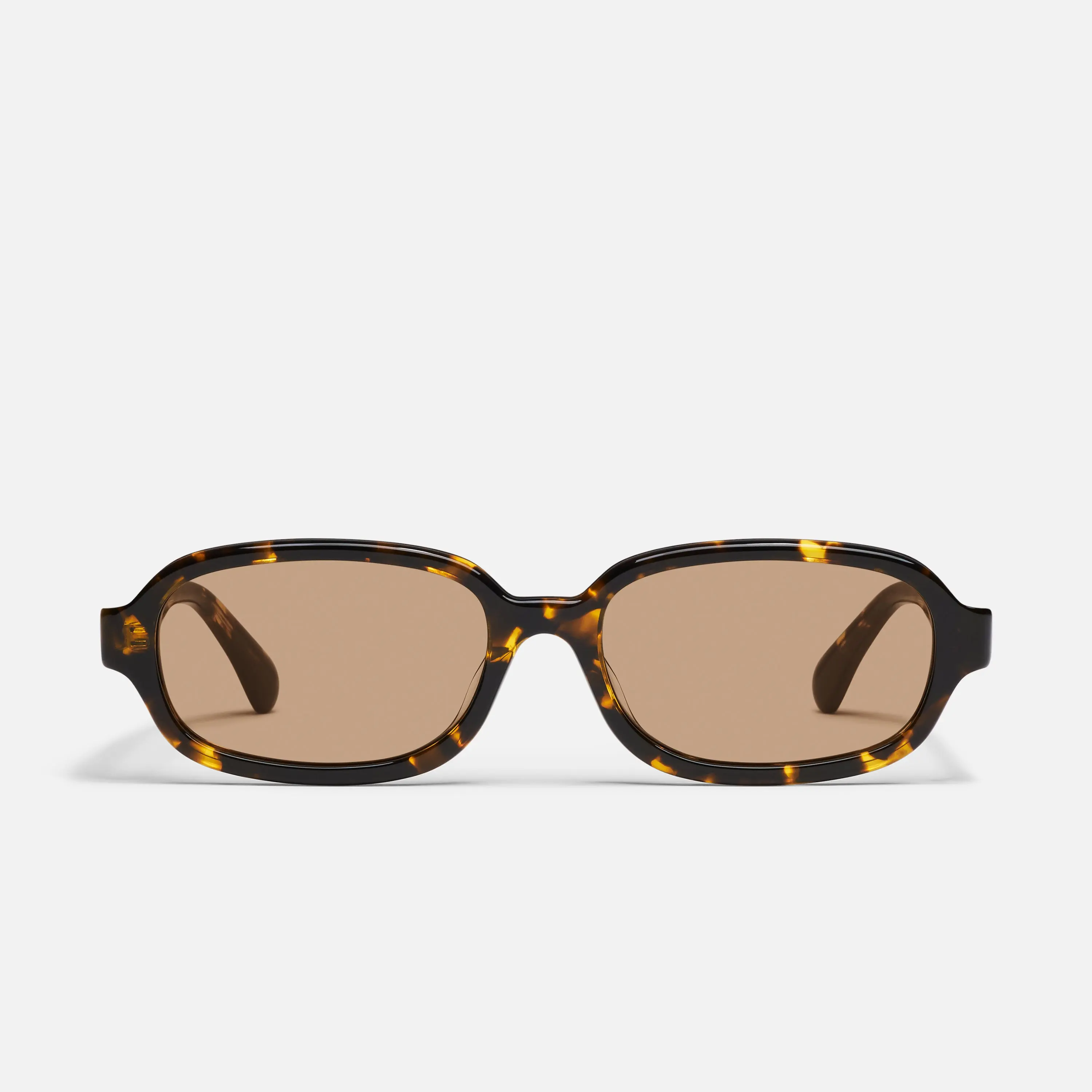 QUAY - COULD NEVER Sunglass Eyeglass - Adjustable Thin Rectangle Frame Women's Sunglasses with Universal Nose Pads