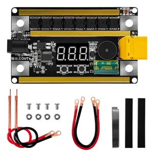 Garvee 12V 2400A Spots Welder Kit, DIY Mini Spots Welding Machine, Portable Spots Welder Control Board PCB Circuit Board for 18650 Lithium Battery (without housing) One