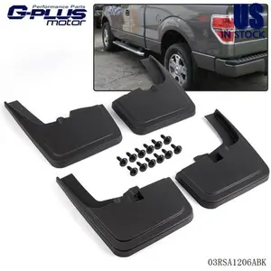 4x Splash Guards Mud Flaps with Wheel Lips Fits Ford F-150 F150 2015-2020 Pickup