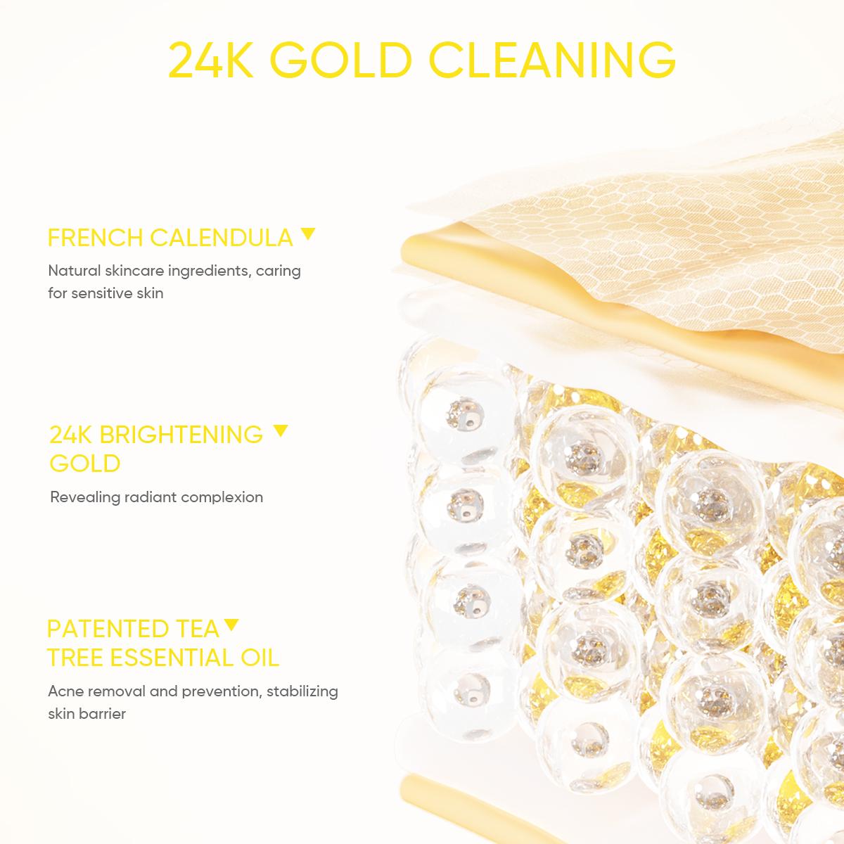 GMEELAN CALENDULA GOLD ESSENTIAL OIL SOAP 100G & GMEELAN Orange Enzymes Exfoliating Gel 50G