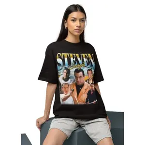 Vintage Steven Seagal Movie Tee - Retro 90s Graphic T-Shirt for Action Movie Fans