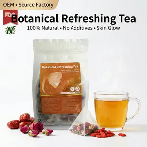 Natural Herbal Skin Brightening Tea Organic TCM Wellness Tea Skin Radiance Herbal Blend Even Skin Tone Tea FDA Compliant Skin Brightening Herbal Tea