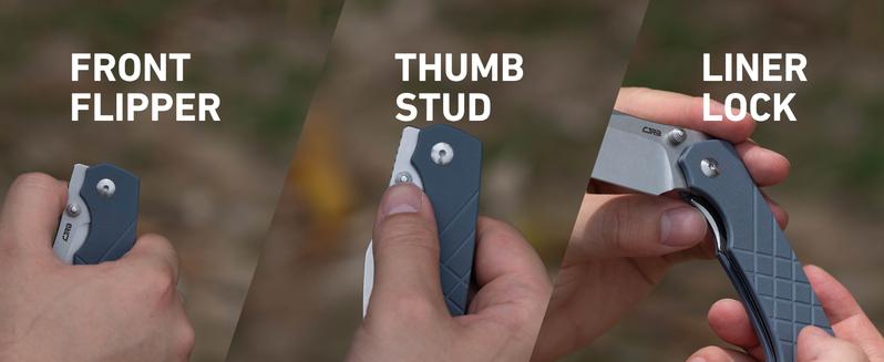 CJRB Kestrel Folding Pocket Knife with 3.31'' AR-RPM9 Steel Blade, G10 Handle EDC Knife for Men Women Outdoor Survival Camping Hiking, Designed by Ray Laconico