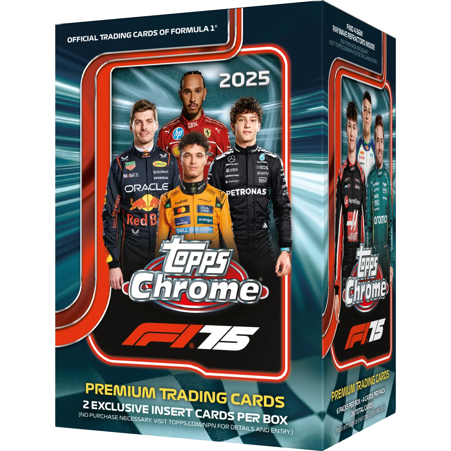 2025 Topps Chrome Formula 1 Racing Blaster Box