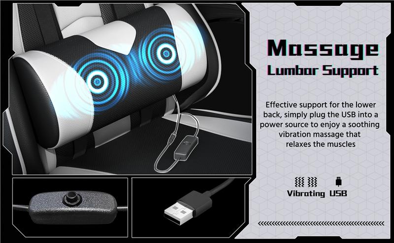 【Massage Function】Yaheetech Ergonomic Gaming Chair with Massage Lumbar Support and Footrest, Swivel Rolling Chair and Headrest,Pu leather Desk Chair Reclining tall gaming 【Massage Function】Yaheetech Ergonomic Gaming Chair with Massage Lumbar Support and Footrest, Swivel Rolling Chair and Headrest,Pu leather Desk Chair Reclining tall gaming