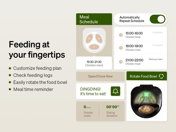 PETLIBRO Automatic Cat Feeder, Refrigerated wet food dispenser with WiFi control, 3 days freshness, 3 timed meals,  quick cooling