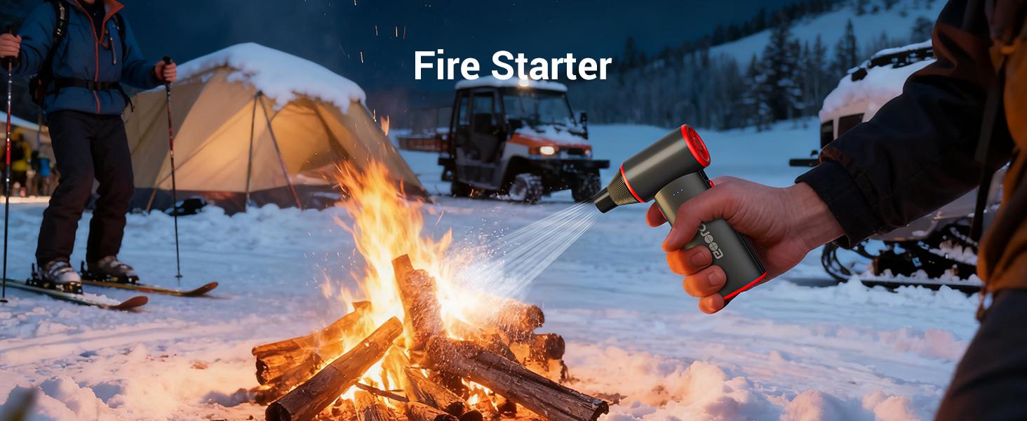 GOOLOO F3 Electric Air Duster- 110000RPM 52m/s Super Power Compressed Air, Variable Speed Canned Air with Fast Charging, Mini Dust Blower for Computer, Keyboard, House, Outdoor and Car