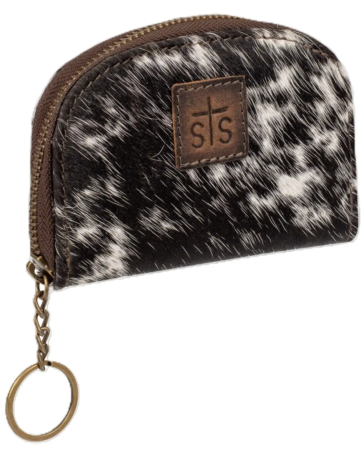 Sts Ranchwear By Carroll Unisex Cowhide Adlee Keychain Wallet - Sts65831
