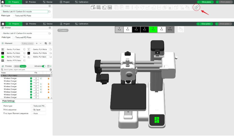 Hardware Kits: Wireless Charger Kit-K012, Bambu Lab 3D Printing