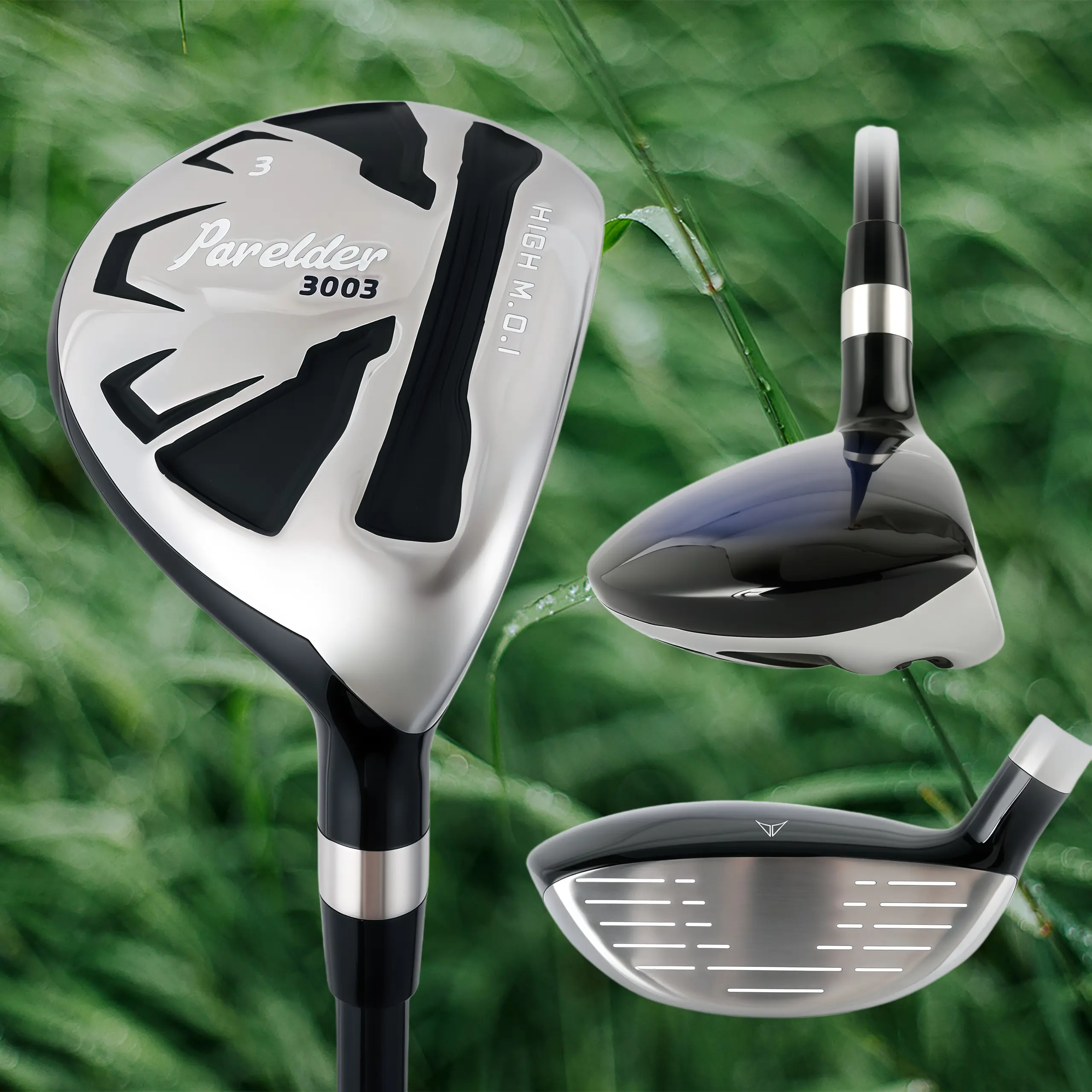 WUDAY Men's Right-Handed Golf Hybrids – 4 Loft Options (17°/20°/23°/26°) – Stiff or Regular Flex – Carbon Fiber Shaft with Premium Rubber Grips – Aerodynamic Design for Maximum Distance & Forgiveness sohochic