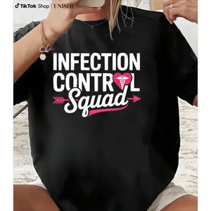Squad Infection Control Nurse T-Shirt – Specialist Cotton Fabric