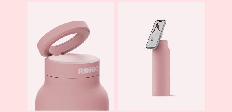 Bala Bottle – Dual-Function Hydration Bottle with Magnetic Phone Mount | Stainless Steel | Sand, Blush, Charcoal, Sea & Sage