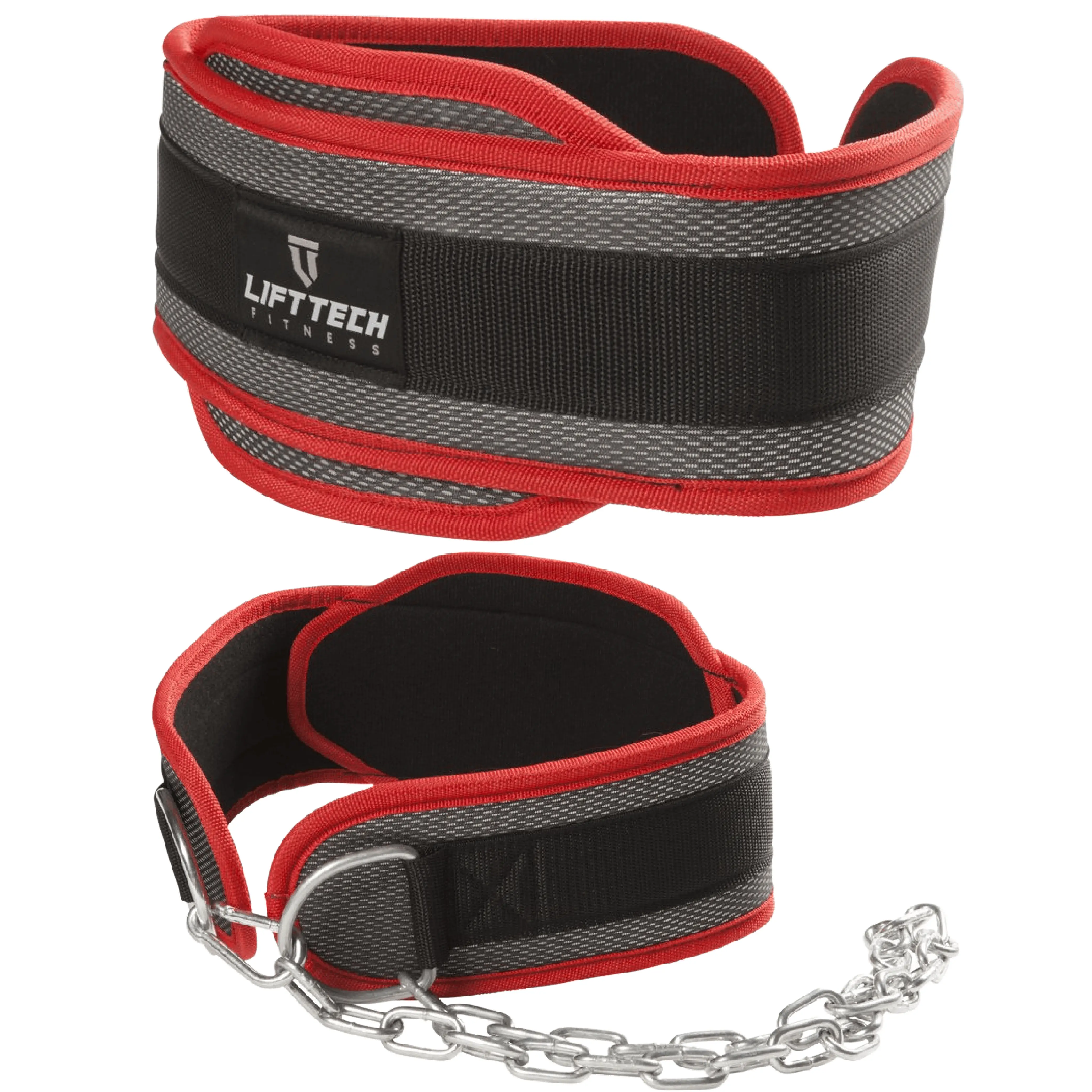 LiftTech Weighted Dip Belt for Dips & Pull-Ups – Heavy Duty Weightlifting Belt with Steel Chain for Strength Training