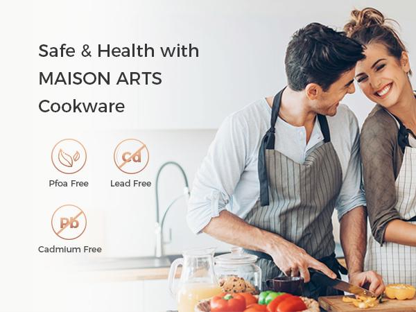 Kitchen Academy Induction Cookware Sets - 12/15 Pcs Black Hammered Cooking Pans Set with Healthy Granite Nonstick Material