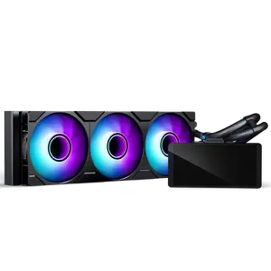 Phanteks Glacier One 360M25G2-LCD All in One Liquid CPU Cooler, Black