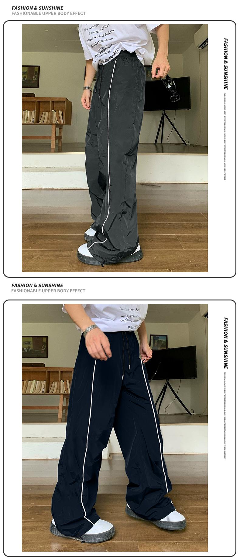 Men's Loose-Fit Sports Pants with Drawstring Waistband Breathable Fabric for Outdoor Activities & Casual Wear Stylish Design Suitable for All Seasons Casual Menswear Outfit Outfit Menswear pants para hombre track vibes solid drawstring waist sweatpants Men's Loose-Fit Sports Pants with Drawstring Waistband Breathable Fabric for Outdoor Activities & Casual Wear Stylish Design Suitable for All Seasons Casual Menswear Outfit Outfit Menswear pants para hombre track vibes solid drawstring waist sweatpants