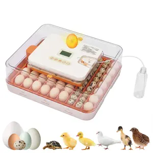 56 Egg Incubator with Automatic Egg Turning and Humidity Temperature Control, 56 Eggs Capacity for Hatching Eggs, Chicken Eggs, Duck Eggs, Temperature Adjustment and Alarms