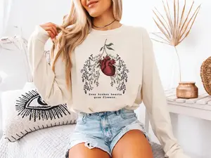 Florence And The Machine Shirt, Emotional Concert Apparel, Youth Adult Long Sleeve Vintage T-Shirt