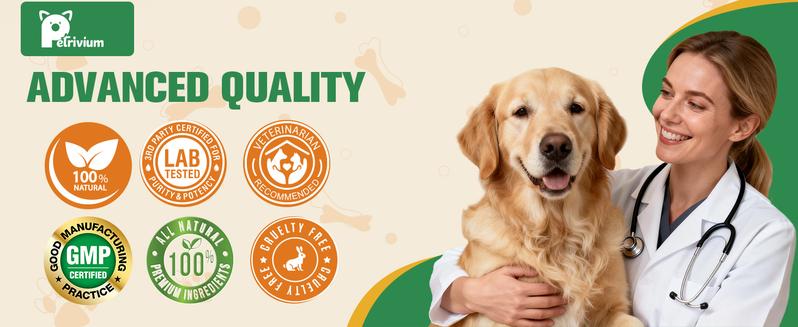 Petrivium No Poo Chews - Coprophagia Deterrent for Dogs, No Poop Eating Deterrent for Dogs, Stopping Dog from Eating Poop Supplement with Probiotics & Digestive Enzymes 150ct