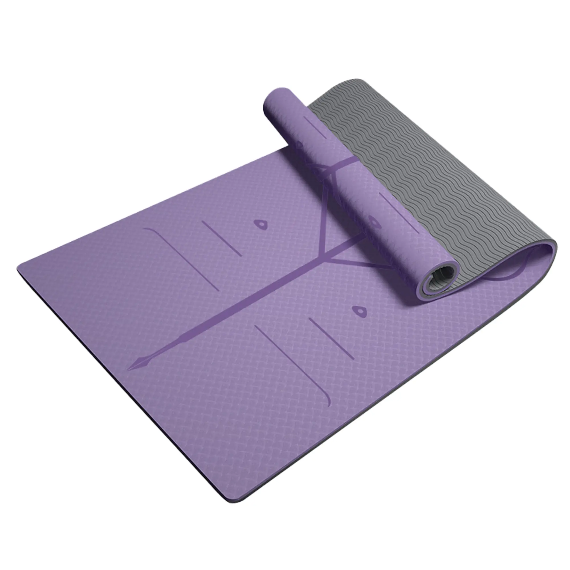 EverGlide Eco-Friendly TPE Yoga Mat 183×61×0.8 cm – Non-Slip, Lightweight & Tear-Resistant for Yoga, Pilates & Fitness