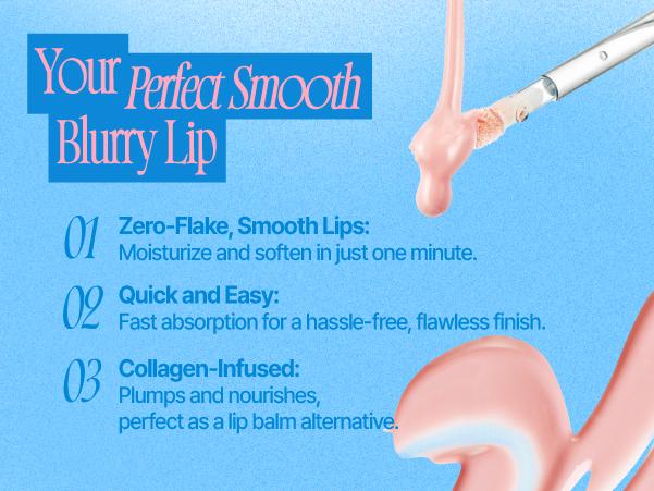 fwee One Minute Ready Lip Serum | Conditioning Lip Treatment for Instant Calming, Nourishing, and Moisture - Smooth, Flake-free Blurry Lip Maker | 9g