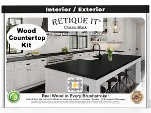 Countertop Kit - Kitchen Island - Classic Black