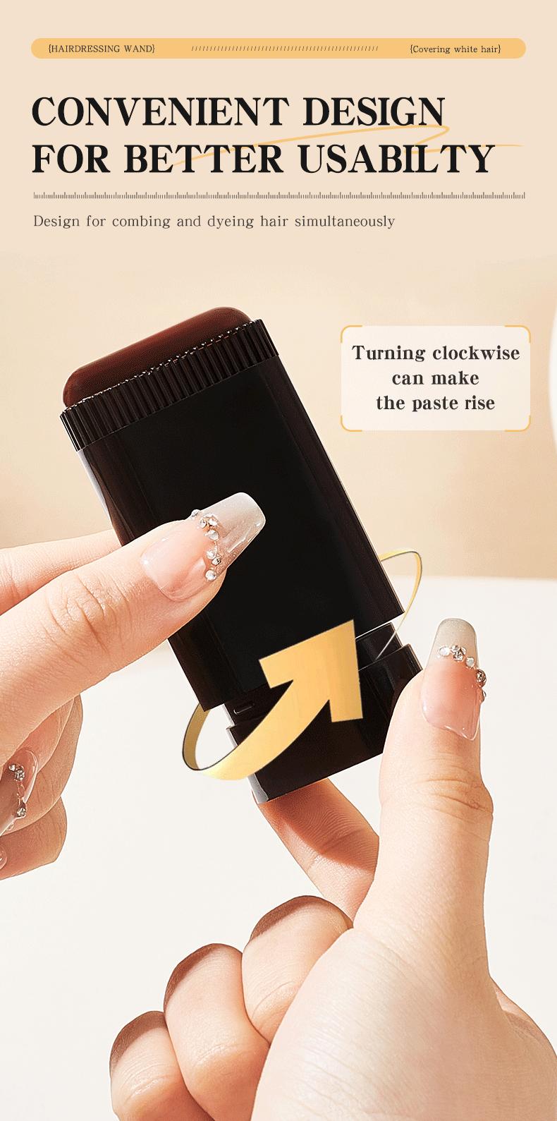 3-Color-Disposable Hair dye comb Easy to Color, Portable for Quick Touch.Ups, Covers Gray Hair, Resists Fading andClumping Natural Haircoloring Ombre Brown Blonde hair dye hair color black hair dye shampoo hair dye shampoo