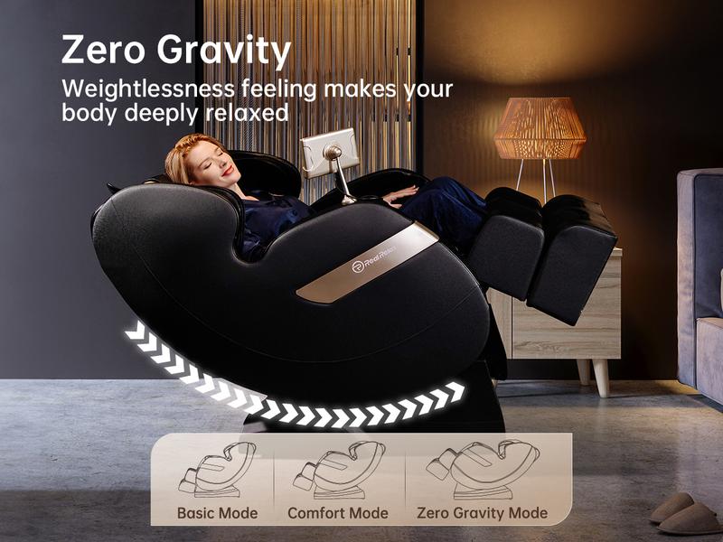 Real Relax Massage Chair with heating function Bluetooth APP control comfortable relaxation Zero gravity full body massage recliner Favor-03ADV