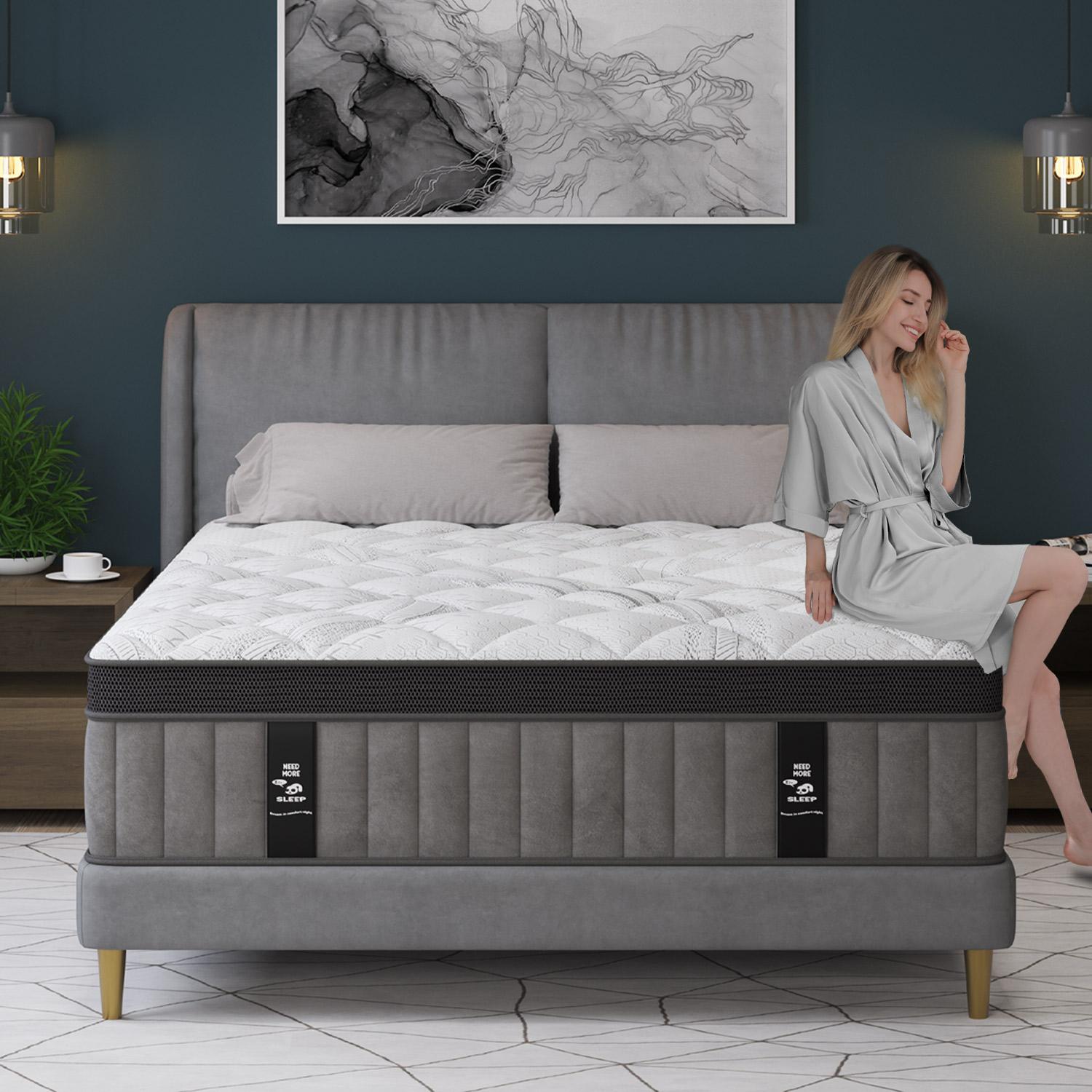 12/14Inch Mattress Twin Full Queen King Size Memory Foam Ergonomic Design Medium Firm Hybrid Mattress with Pocket Springs Gel Memory Foam for Luxurious Comfort 12/14Inch Mattress Twin Full Queen King Size Memory Foam Ergonomic Design Medium Firm Hybrid Mattress with Pocket Springs Gel Memory Foam for Luxurious Comfort