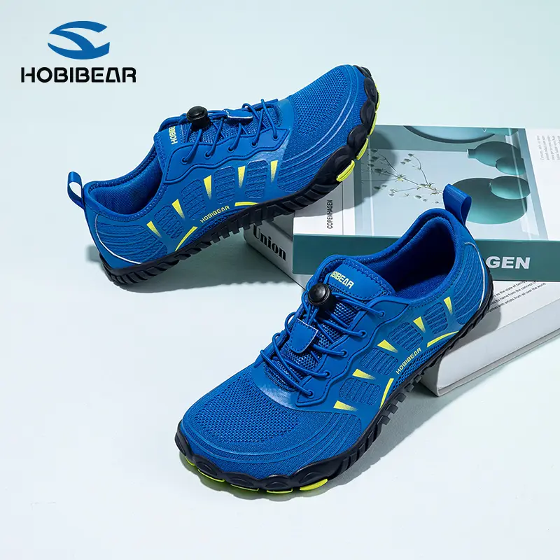 HOBIBEAR Women's Barefoot Low Top Shoes - 0-Drop Soft Bottom, Synthetic Mesh, Slip-On, Flexible Toe, Machine Washable, Water-Ready Breathable Running Sneakers for Fitness Walking, Athletic Training Footwear, Walking Sneaker Shoe