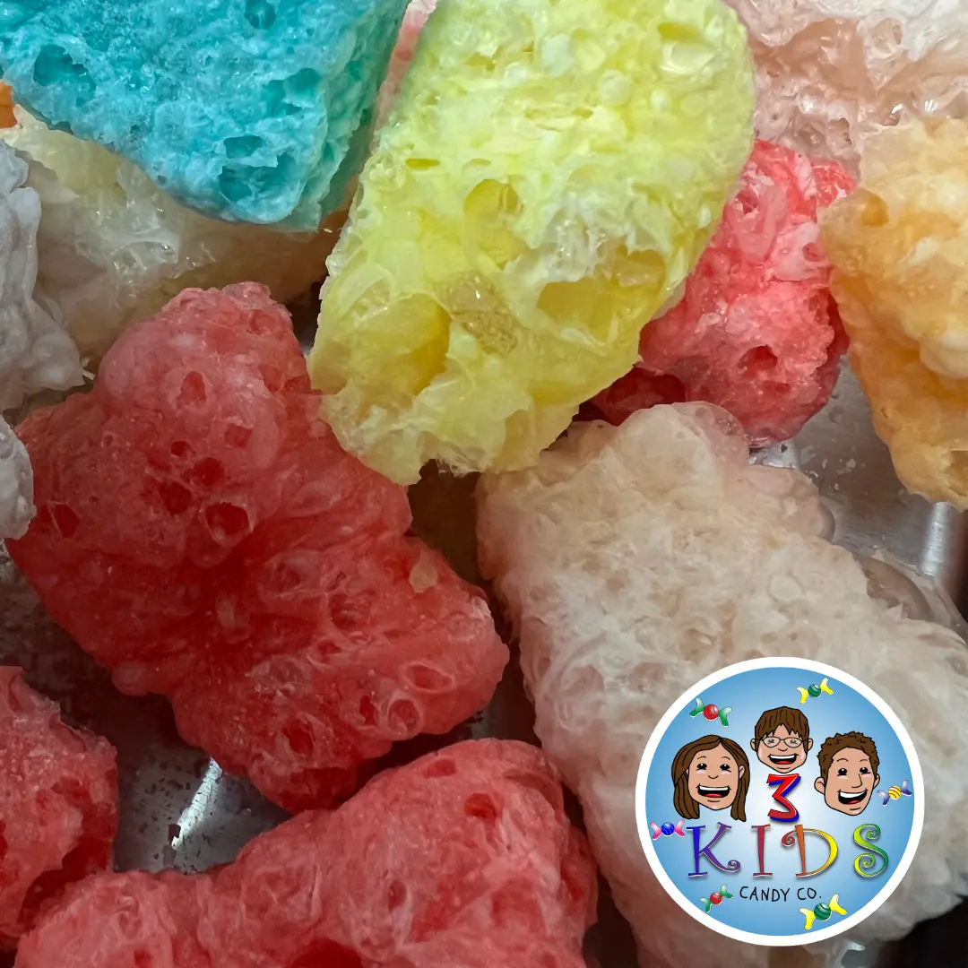 Freeze Dried Gummy Bears Candy Snack Sweet