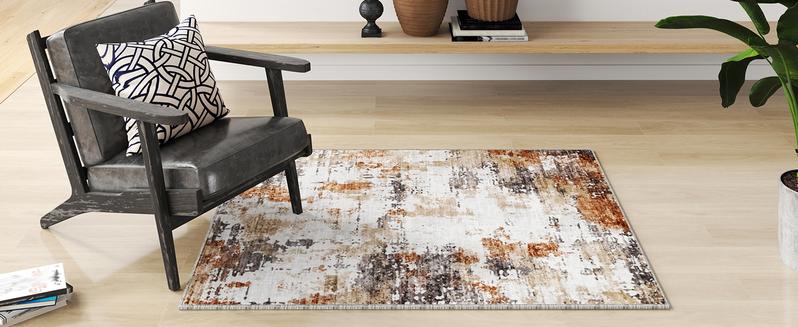 RaybeeFurniture Washable Non-Slip Area Rug, Vintage Distress Print Pattern Medallion Carpet, Soft Low Pile Indoor Mat for Living Room, Bedroom & Entryway, Modern Art Design, Lightweight, Easy to Clean & Machine Washable RaybeeFurniture Washable Non-Slip Area Rug, Vintage Distress Print Pattern Medallion Carpet, Soft Low Pile Indoor Mat for Living Room, Bedroom & Entryway, Modern Art Design, Lightweight, Easy to Clean & Machine Washable