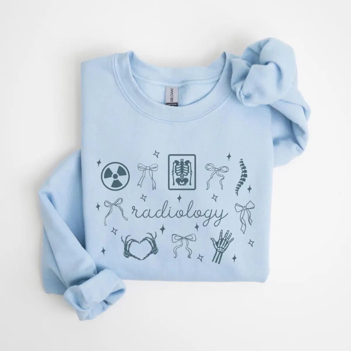 Coquette Radiology Sweatshirt • Radiology Department Gifts • RAD Tech Sweater • Xray Tech Appreciation • X-ray Technologist • Radiologist