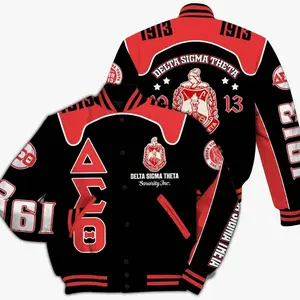 Delta Sigma Theta Varsity Jacket, Delta Sigma Theta Racing Style 1913 Sorority Jacket 546 692
