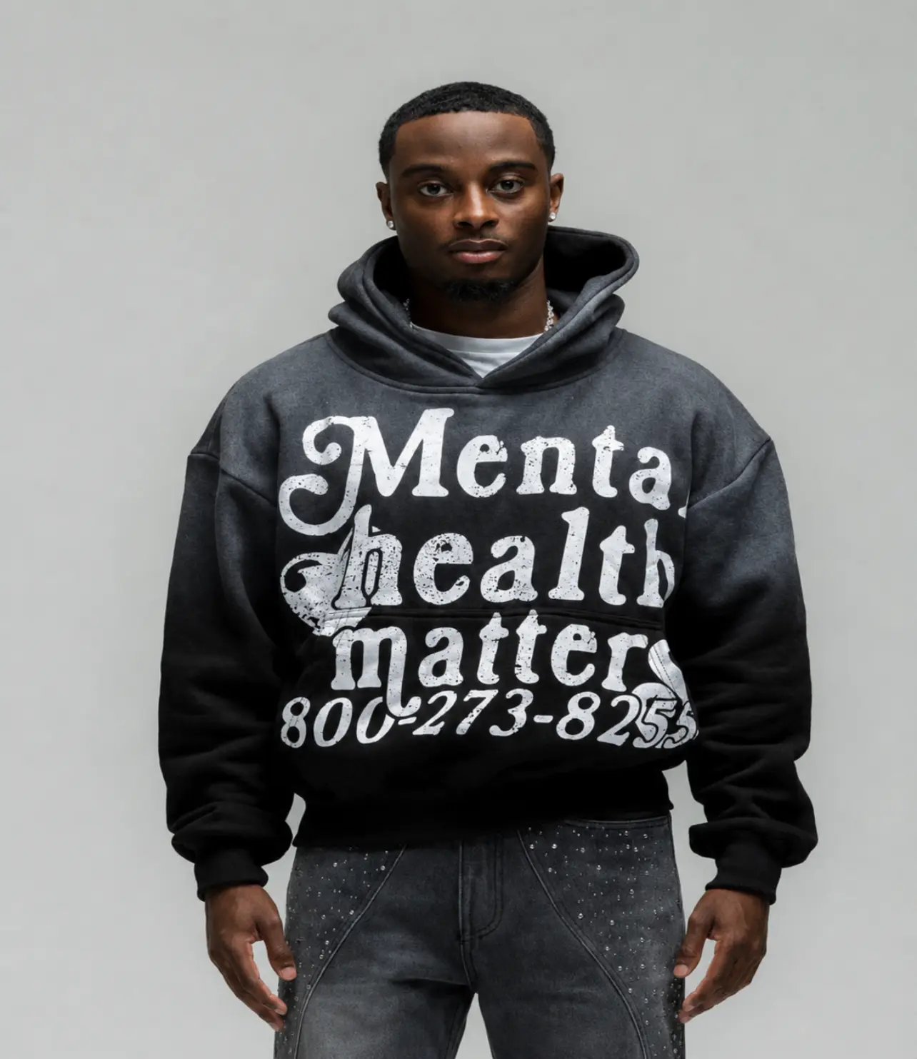 Mental Health Matters Hoodie - Black