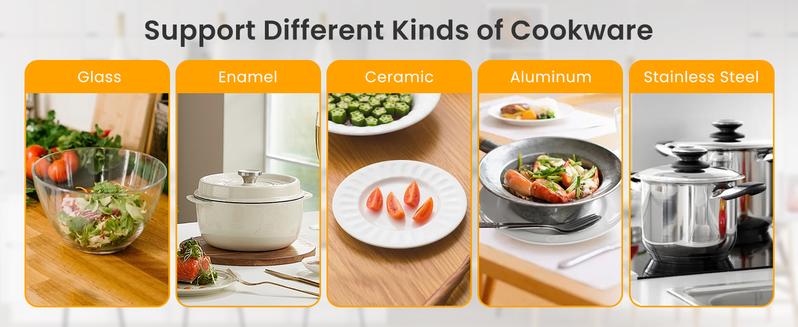 COSTWAY Buffet Servers and Warmers, 2 in 1 Electric Warming Tray, Stainless Steel Chafing Dish with Temperature Control, 3 Serving Trays, 4.5/8 Qt Food Warmers Station for Parties Banquets Events, Dishwasher Safe, Christmas Gift Black Friday Cyber Monday