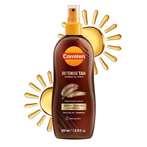 Intense Tanning Oil Spray, 6.7 oz + Wipe