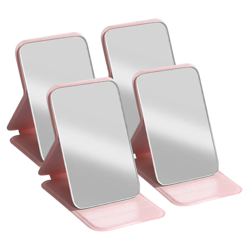 Compact Makeup Mirror, High-Definition & Lightweight Mini Vanity Mirror for Purse, Pocket-Sized Travel Must Haves for On-The-Go Touch Ups, Makeup Products, Mini Must Haves, Sturdy, Vanity Setup, Daily Use