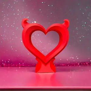 Miss Behavin Horned Heart Frame Heartframe
