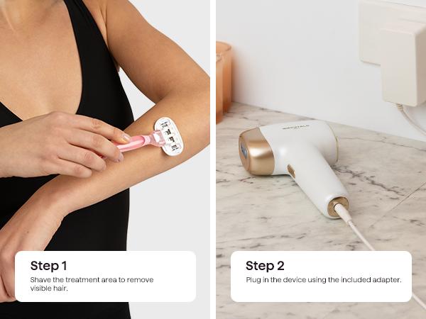 Wavytalk BARE IT Next-Gen Hair Removal with Ice Cooling, 3 Modes & 24J Dual-Pulse for Salon-Level Results on Face, Body & Bikini, Painless & Precise